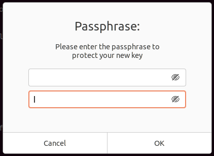 Passphrase Prompt for GPG Key